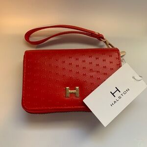 Halston Red Wallet
